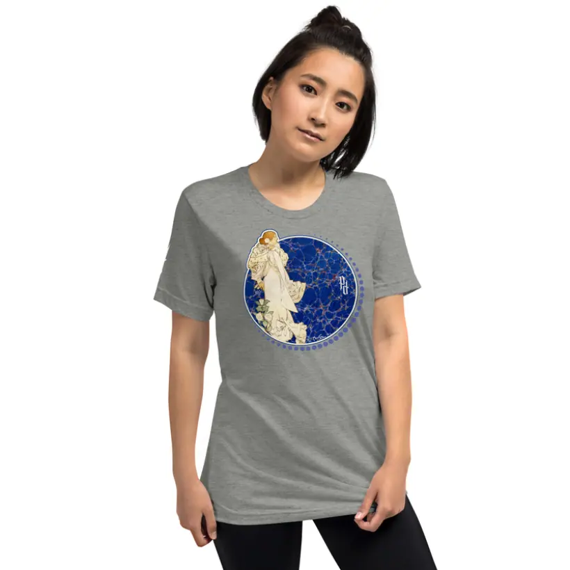 Alphonse Mucha The Lady of the Camellias T-Shirt worn