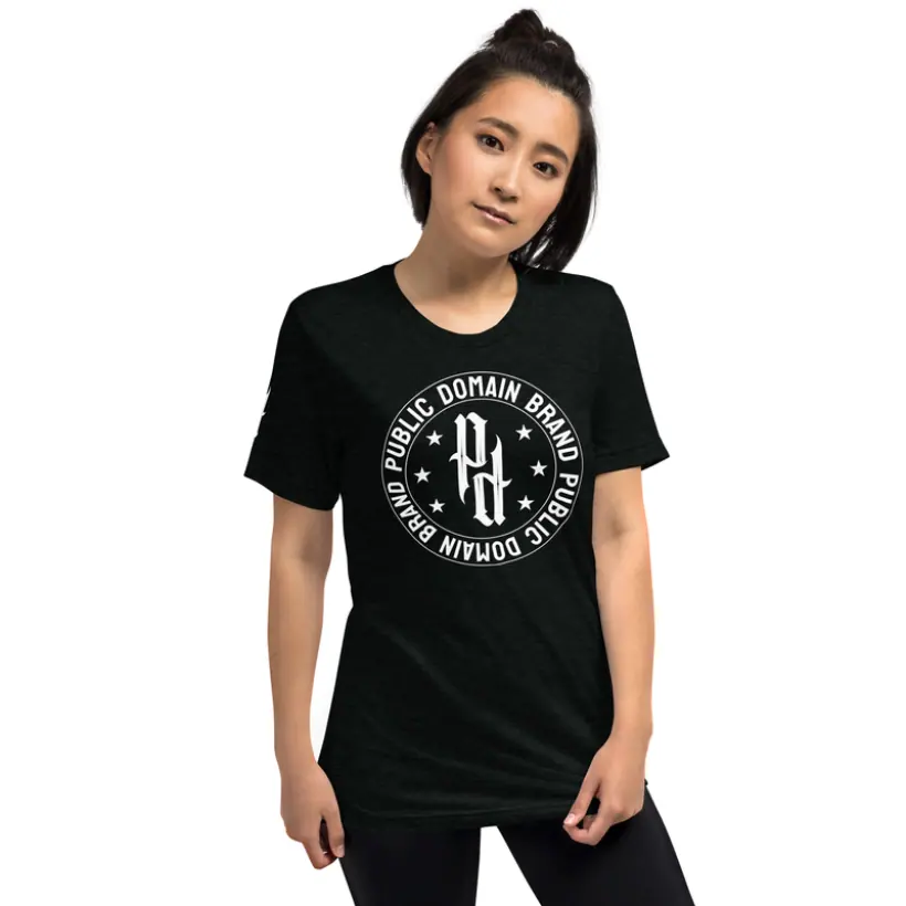 Public Domain Brand Circle Logo T-Shirt worn