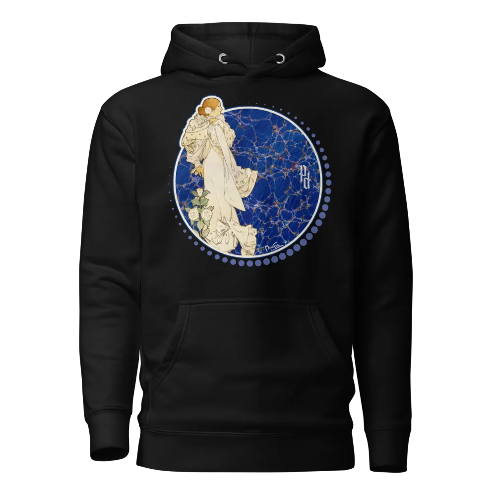 Alphonse Mucha Lady of the Camellias – Unisex Hoodie