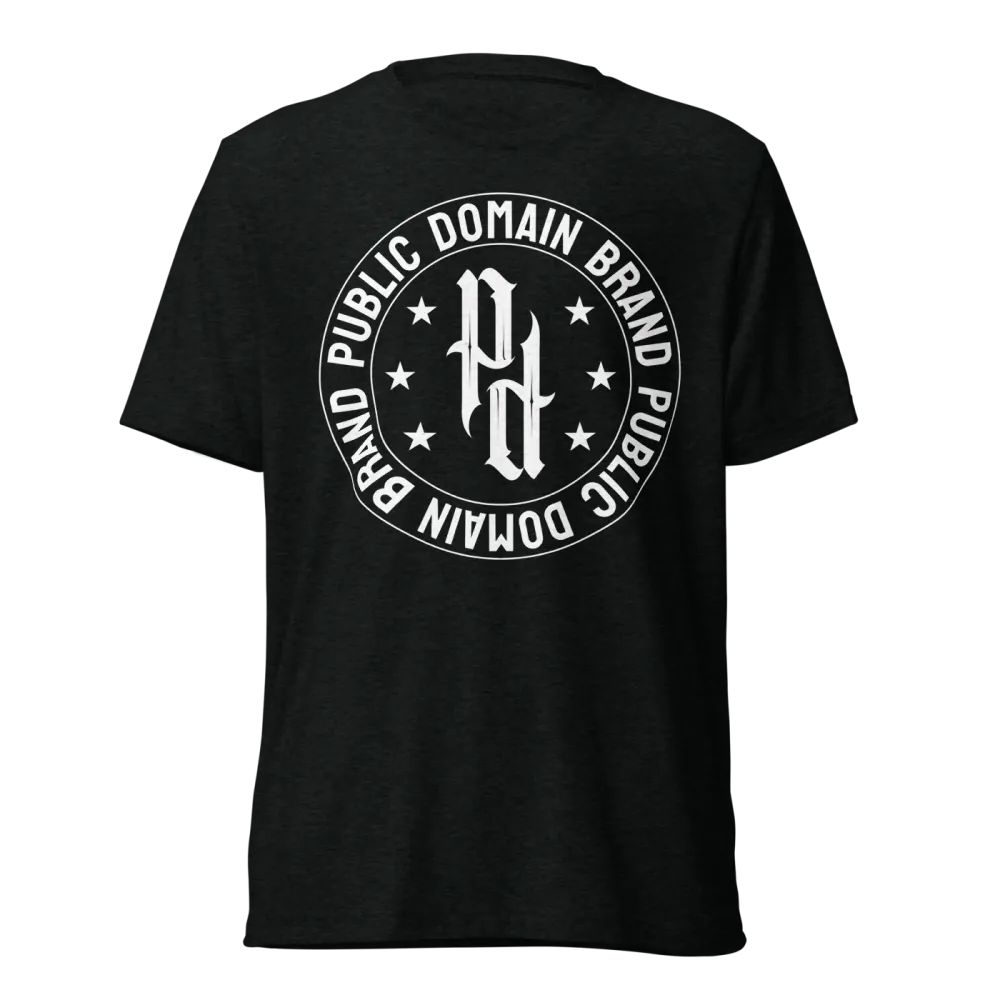 Public Domain Brand Circle Logo T-Shirt