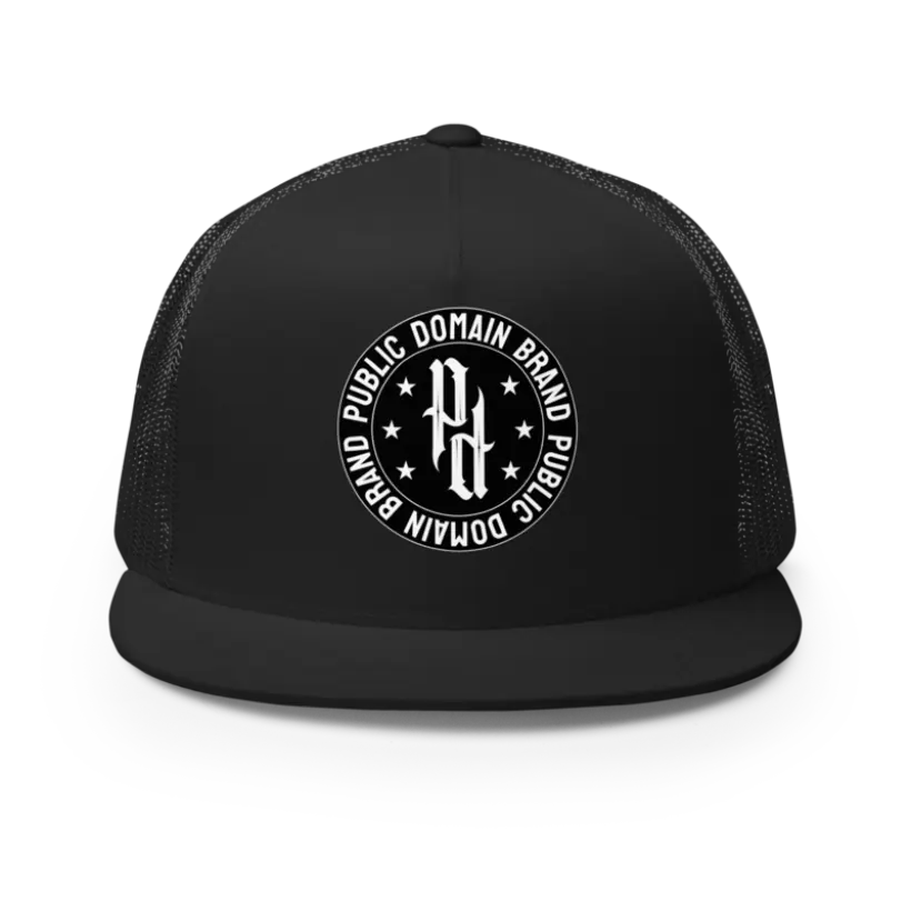 Public Domain Brand Snap-Back Trucker Hat